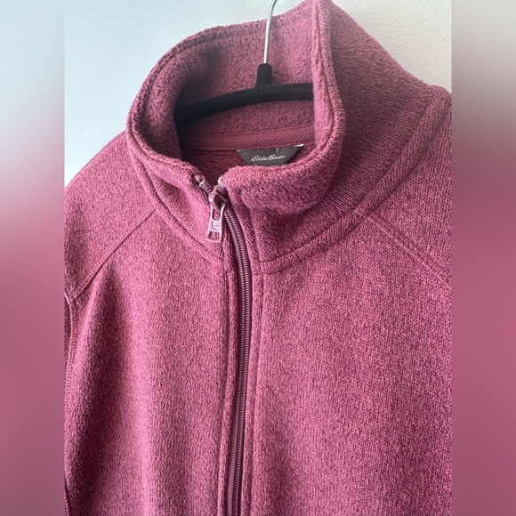 Eddie Bauer Radiator Sweater Fleece Full Zip Jacket - Picture 4 of 6